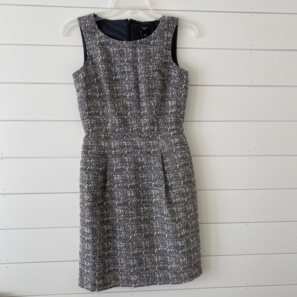 Tweed Ann Taylor petite work dress